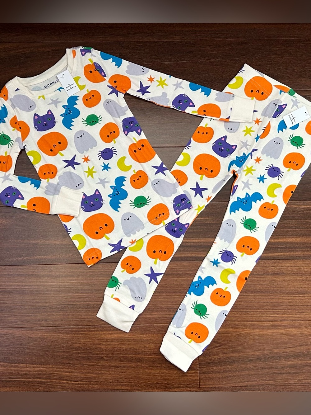 ⚡️2 for $25⚡️Old Navy Kids Halloween Pumpkin & Ghost Pjs